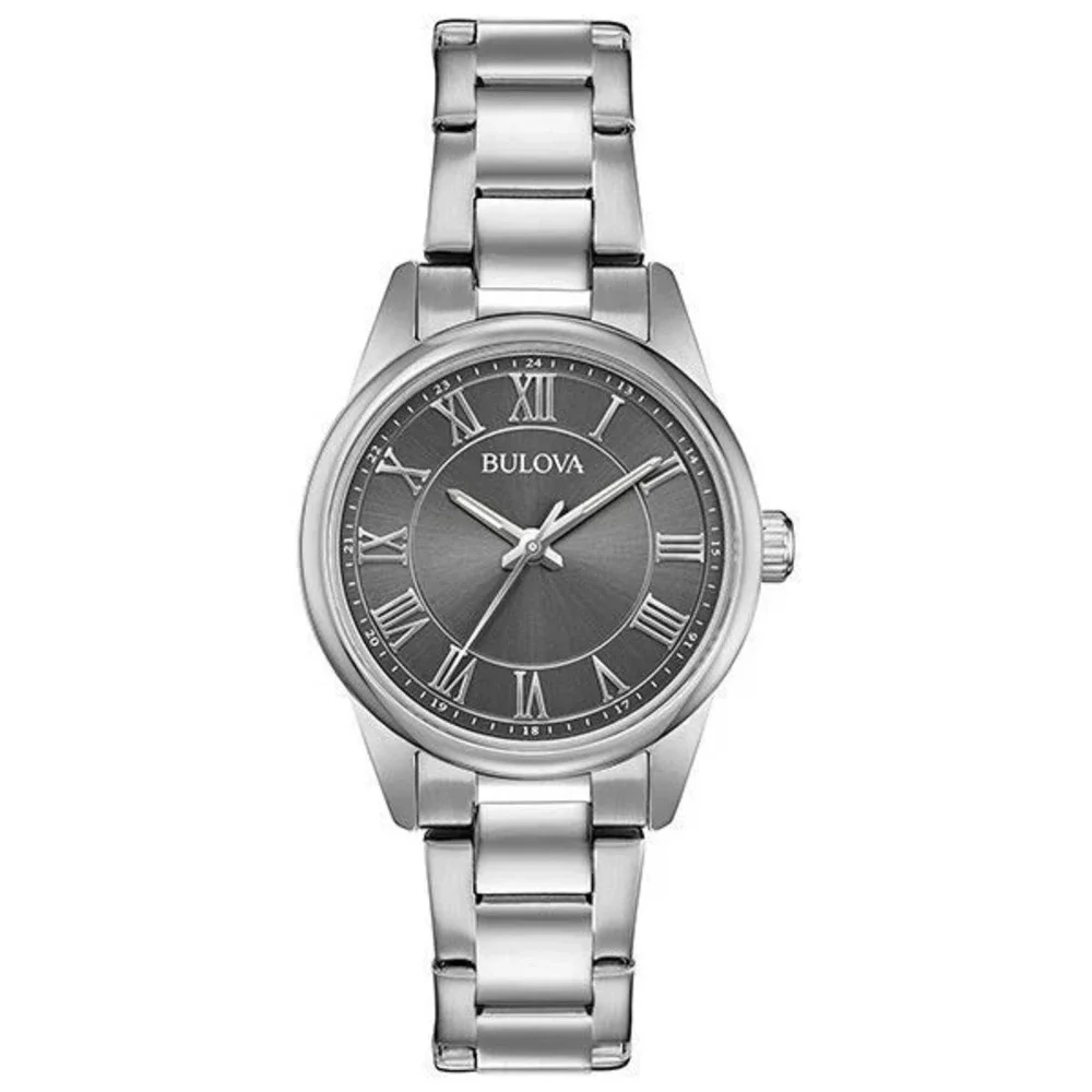 Bulova 96L272 Women's Classic Silver Bracelet Watch 32MM NIB